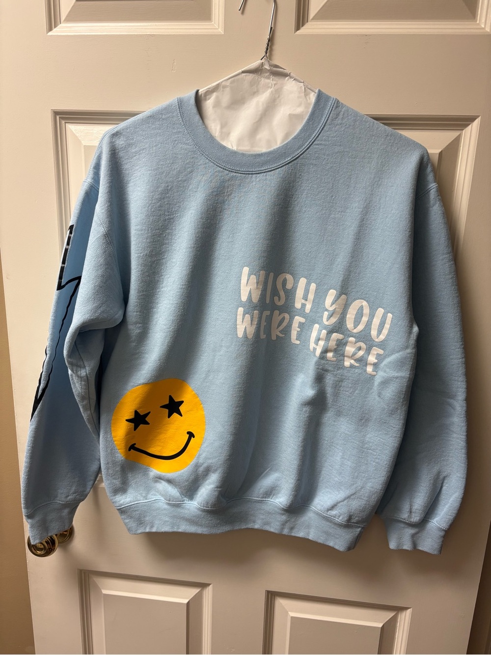 ‘Wish You Were Here' Graphic Crewneck Sweatshirt
